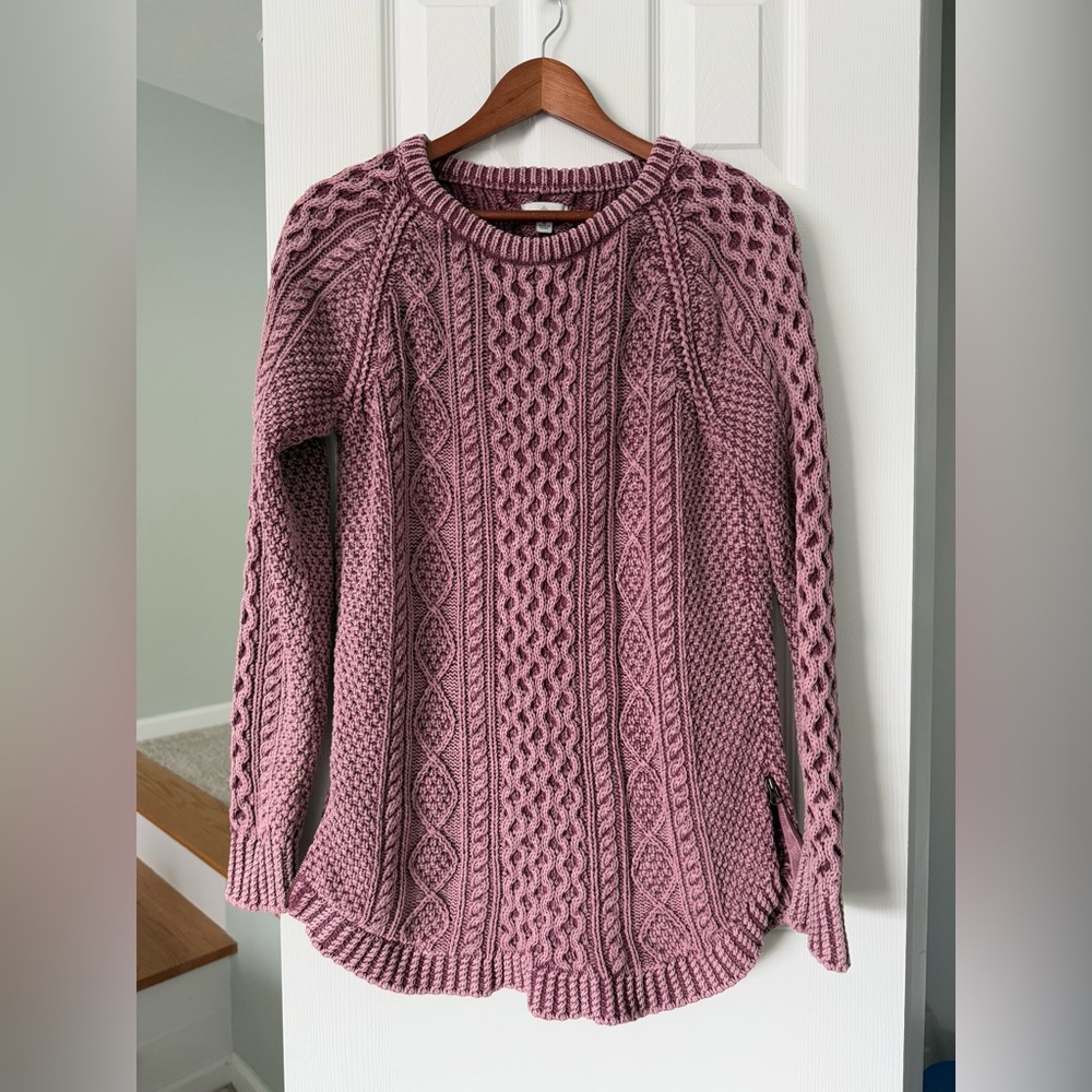 LL Bean Signature Cable Knit Sweater